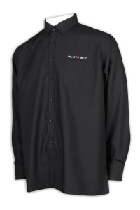 R278 製作男裝黑色恤衫 寬鬆 荷蘭 影片製作公司 市場推廣公司 恤衫專門店